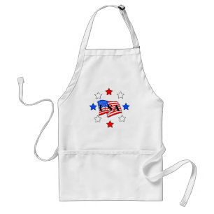 Patriotisk USA flagga Förkläde