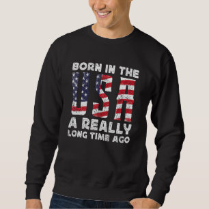 Patriotisk USA-flagga Infödd Patriotism Känsla Mod Lång Ärmad Tröja