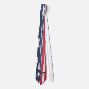 PATRIOTISK USA FLAGGA MED ÖRNEN SLIPS
