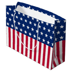 Patriotisk USA-flagga stjärnor och ränder röd vit