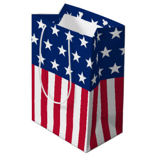 Patriotisk USA-flagga stjärnor och ränder Röd vit