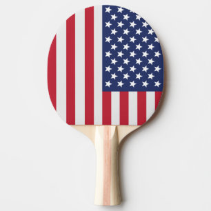 Patriotisk USA-flaggad pingisracket – Amerikansk