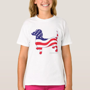 Patriotisk USA flaggatax T Shirt
