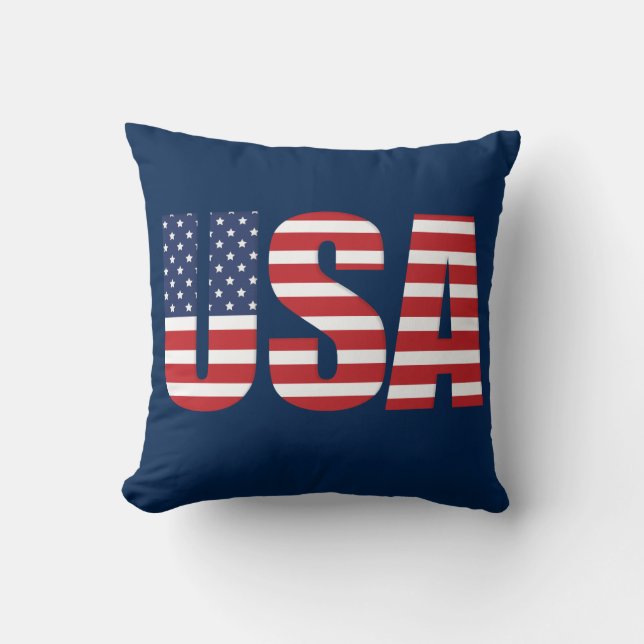 Patriotisk USA-kudde Kudde (Framsida)
