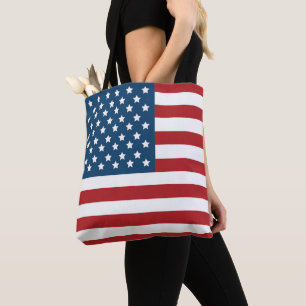 Patriotisk USA och UK-flaggor Tygkasse