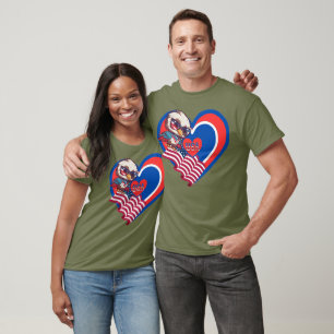 Patriotisk USA-örn T-shirt