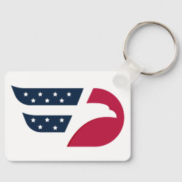Patriotisk USA Örnvinge Nyckelring