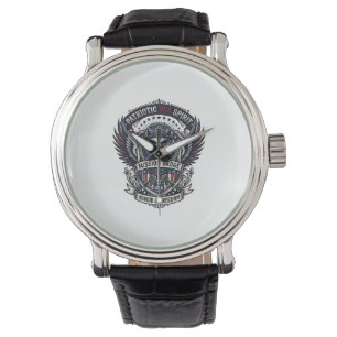Patriotisk Vaktmask Frihet Militärt Inspirerad  Armbandsur