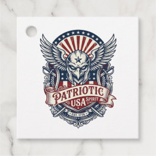 Patriotisk Vaktmask Frihet Militärt Inspirerad  Gåvor Etiketter