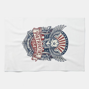 Patriotisk Vaktmask Frihet Militärt Inspirerad  Kökshandduk