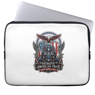 Patriotisk Vaktmask Frihet Militärt Inspirerad Laptop Fodral