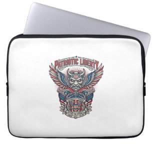 Patriotisk Vaktmask Frihet Militärt Inspirerad  Laptop Fodral