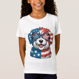 Patriotisk Valp T Shirt