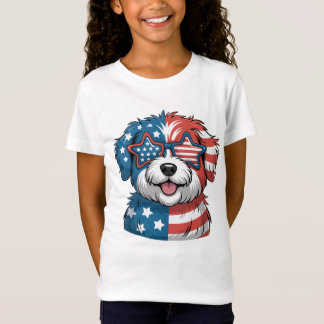 Patriotisk Valp T Shirt