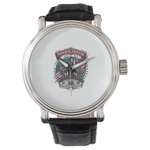 Patriotisk Vampyr Frihet Lord Skräck Monster Patr Armbandsur