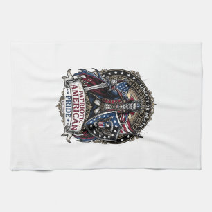 Patriotisk Vampyr Frihet Lord Skräck Monster Patr Kökshandduk