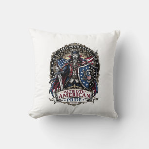 Patriotisk Vampyr Frihet Lord Skräck Monster Patr Kudde