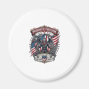 Patriotisk Vampyr Frihet Lord Skräck Monster Patr Magnet