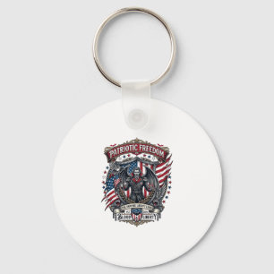 Patriotisk Vampyr Frihet Lord Skräck Monster Patr Nyckelring