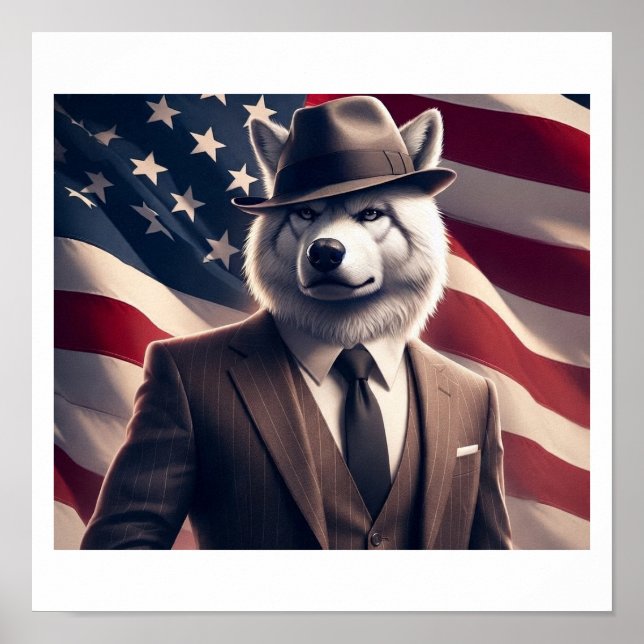 Patriotisk Varg   Poster (Framsidan)