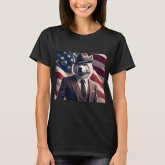 Patriotisk Varg T Shirt