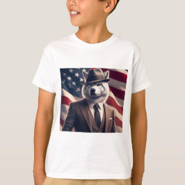 Patriotisk Varg T Shirt
