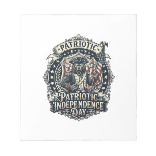 Patriotisk Varulv Patriot Skräck Monster Patriot  Anteckningsblock