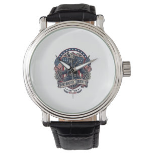 Patriotisk Varulv Patriot Skräck Monster Patriot Armbandsur