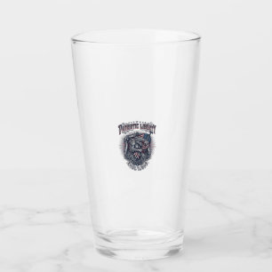 Patriotisk Varulv Patriot Skräck Monster Patriot Glaskopp