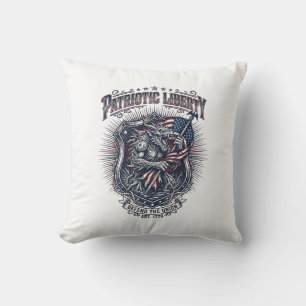 Patriotisk Varulv Patriot Skräck Monster Patriot Kudde