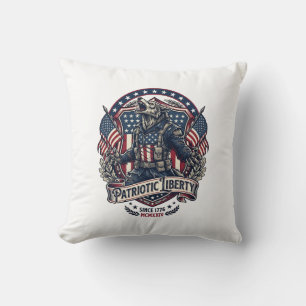 Patriotisk Varulv Patriot Skräck Monster Patriot Kudde