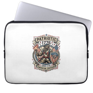 Patriotisk Varulv Patriot Skräck Monster Patriot  Laptop Fodral