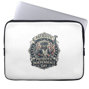 Patriotisk Varulv Patriot Skräck Monster Patriot  Laptop Fodral
