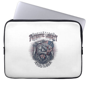 Patriotisk Varulv Patriot Skräck Monster Patriot  Laptop Fodral