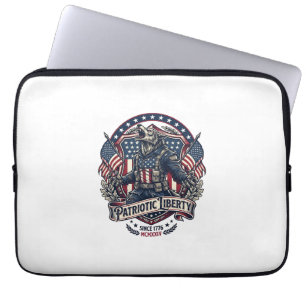 Patriotisk Varulv Patriot Skräck Monster Patriot  Laptop Fodral