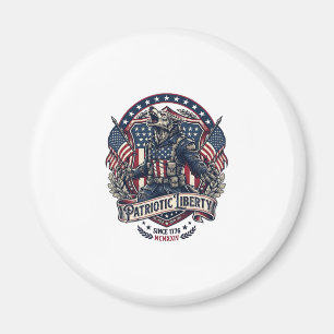 Patriotisk Varulv Patriot Skräck Monster Patriot Magnet