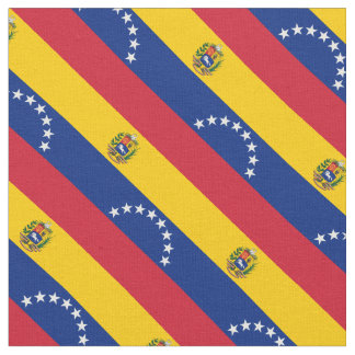 Patriotisk: Venezuelas Flagga Tyg