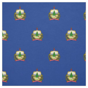 Patriotisk Vermont statlig flagga Tyg
