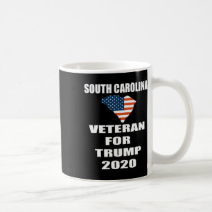 Patriotisk veteran för Trump South Carolina för kv Kaffemugg