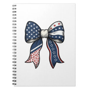Patriotisk Vintage Graverad Båge Vektor Design_1 Anteckningsbok