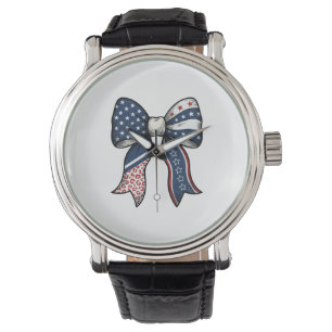 Patriotisk Vintage Graverad Båge Vektor Design_1 Armbandsur