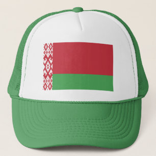Patriotisk vitrysk flagg Trucker mössa Keps