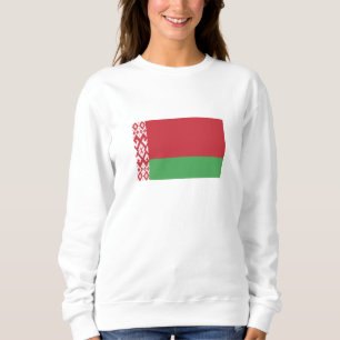 Patriotisk vitrysk flagga t shirt