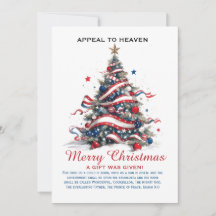 Patriotisk Xmas-träd ATH1 med ursprung ed PLATT KO