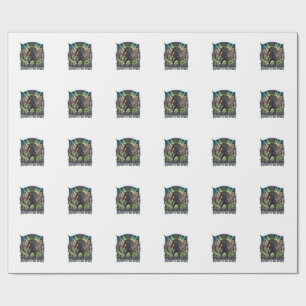 Patriotisk Zombie Patriot General Zombie Apokalyps Presentpapper