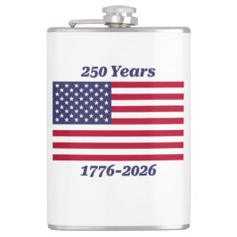 Patriotiska 250 år 1776-2026 fickplunta
