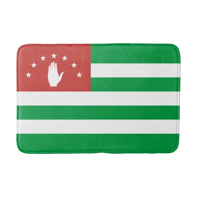Patriotiska Abchaziens flagga Badrumsmatta (Framsidan)