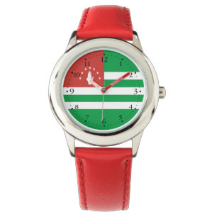 Patriotiska Abchaziska flaggan Armbandsur