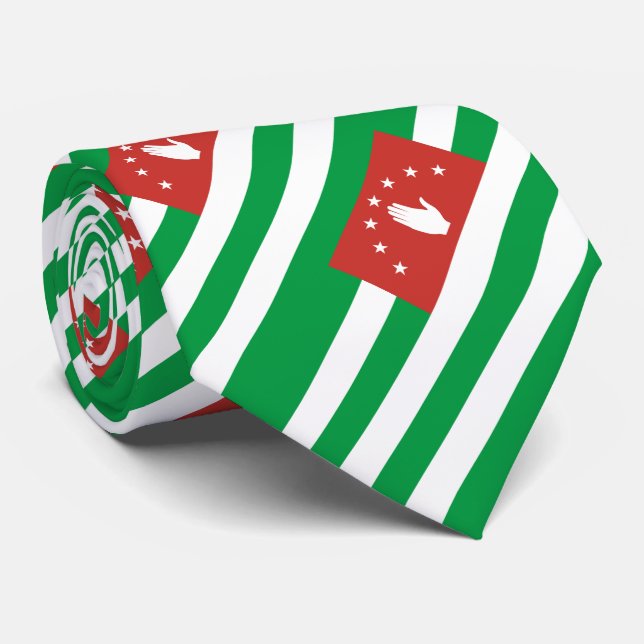 Patriotiska Abkhaziens flagga Slips (Rullad)