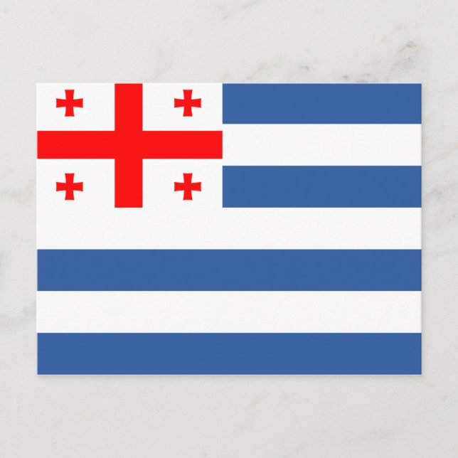 Patriotiska Adjara-flaggan Vykort (Framsida)